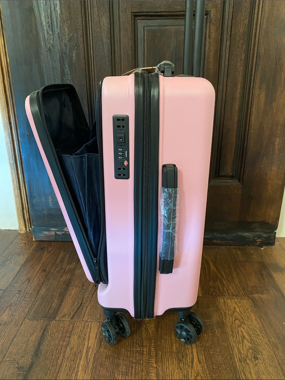 NWT CalPak 22” front pocket pink Carry-on